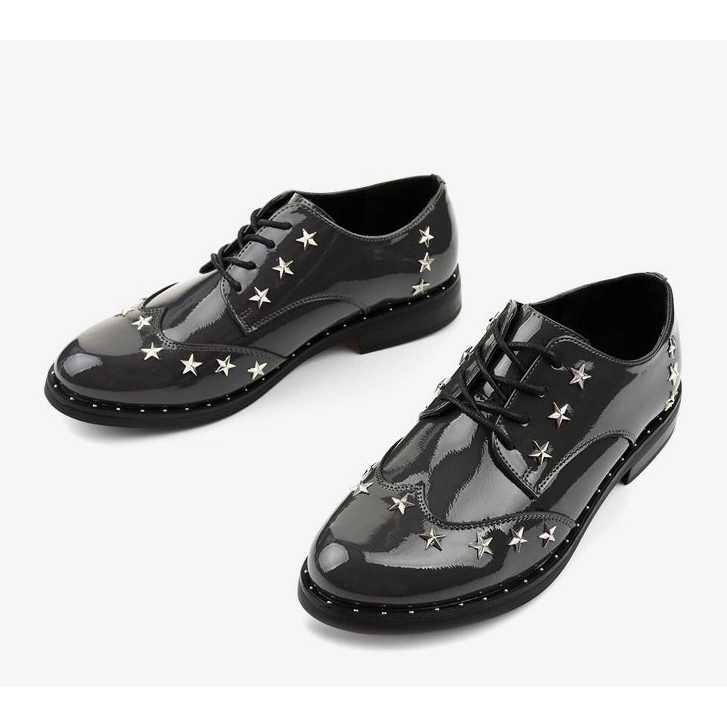 Pantofi de damă gri C18-37117 1