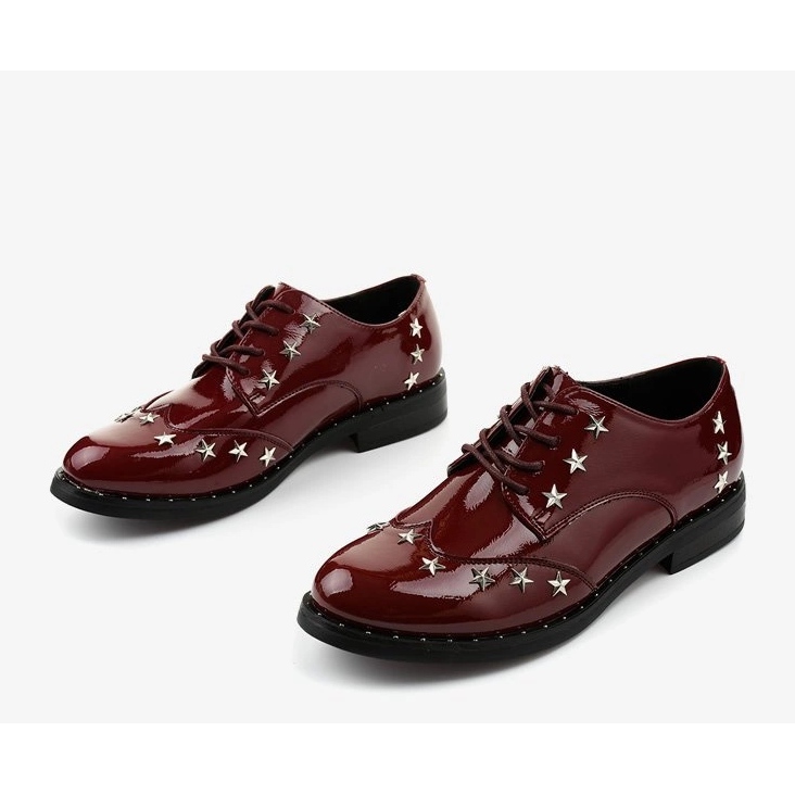 Încălțăminte maro C18-37117 pentru femei roșu 1 Încălțăminte maro C18-37117 pentru femei roșu 1