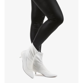 Tocuri înalte gri, cu șosete Ragemour 1