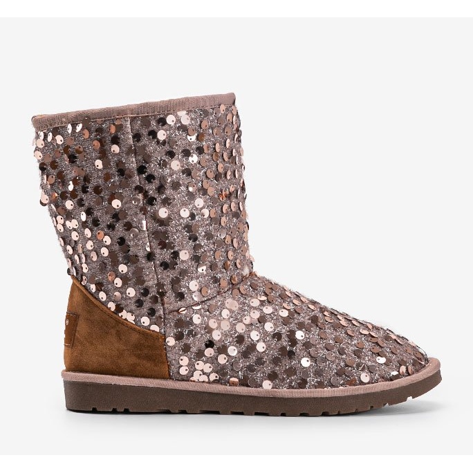 Cizme izolate bej emu Stouteyes maro 2