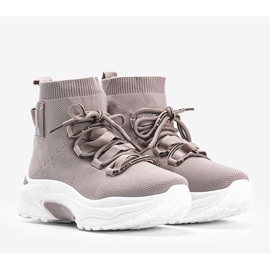 Adidași șosete Elisa bej 1