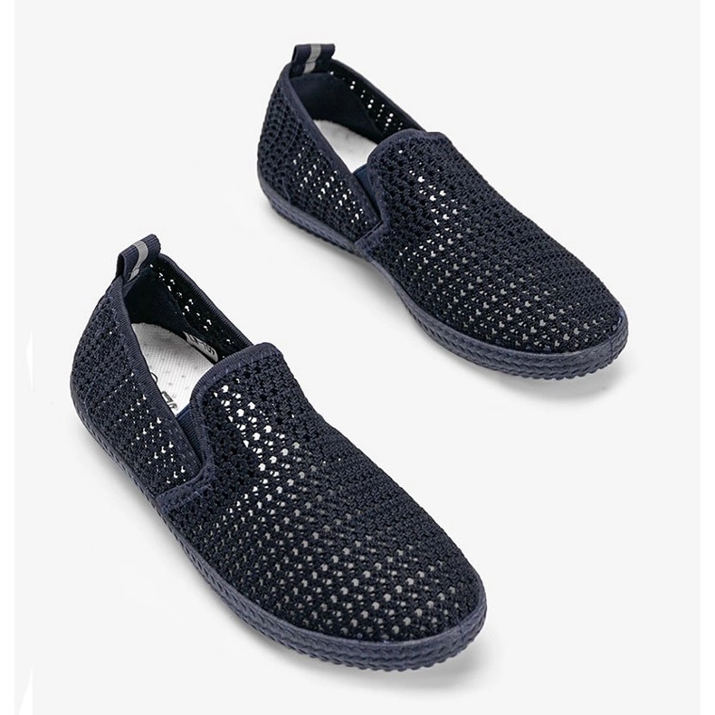 Adidași cu deschidere albastră bleumarin Mallory albastru 1