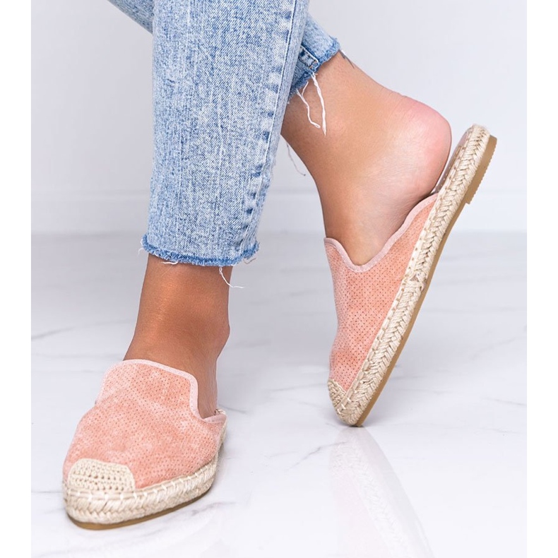 Flip-flops roz cu fața închisă a Kinshasa 1