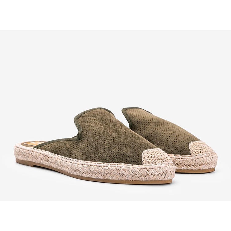 Flip-flops verzi cu front Kinshasa încorporat verde 1 Flip-flops verzi cu front Kinshasa încorporat verde 1