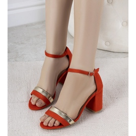 Sandale portocalii pe stâlpul Kino portocale 1