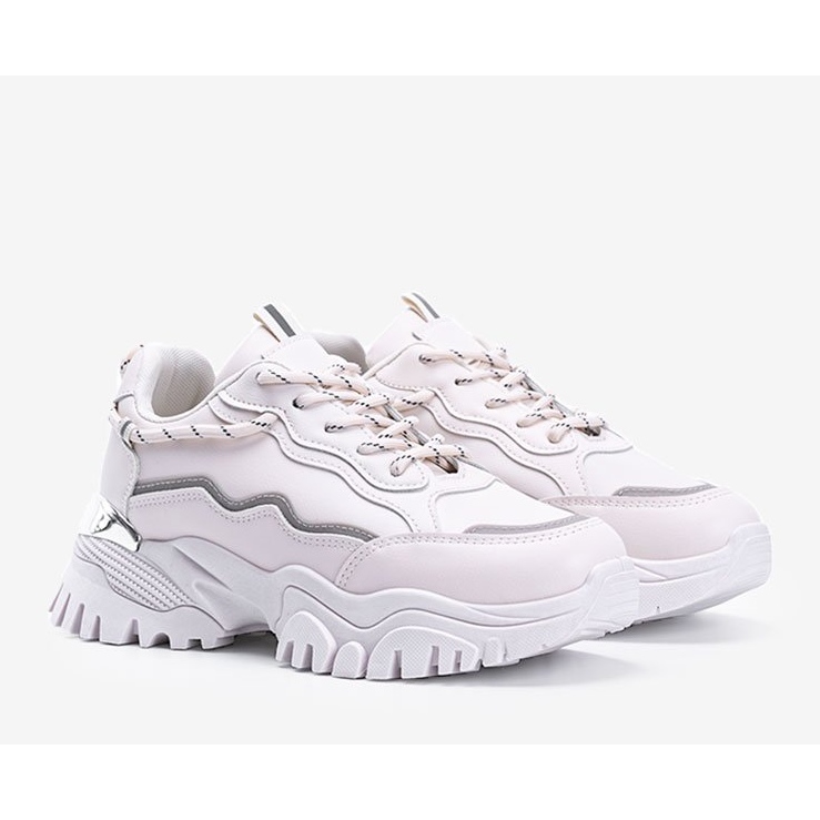 Adidași bej cu talpă groasă Desiare 1 Adidași bej cu talpă groasă Desiare 1