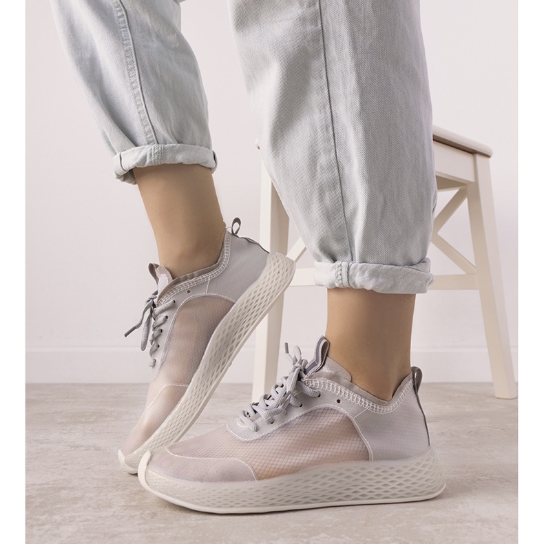 Adidași de sport transparenți gri Alicante 2