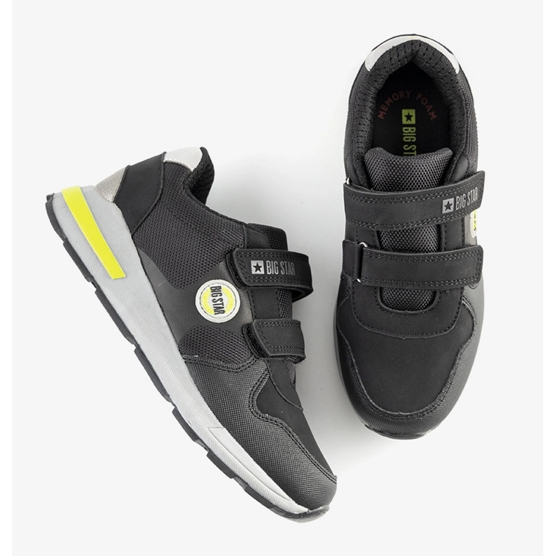 Adidași sport copii Big Star Black Astrid negru 1