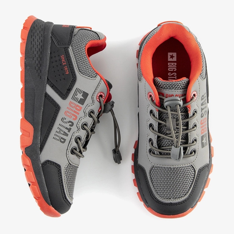 Adidași sport Grenier pentru copii Big Star Grey negru 1