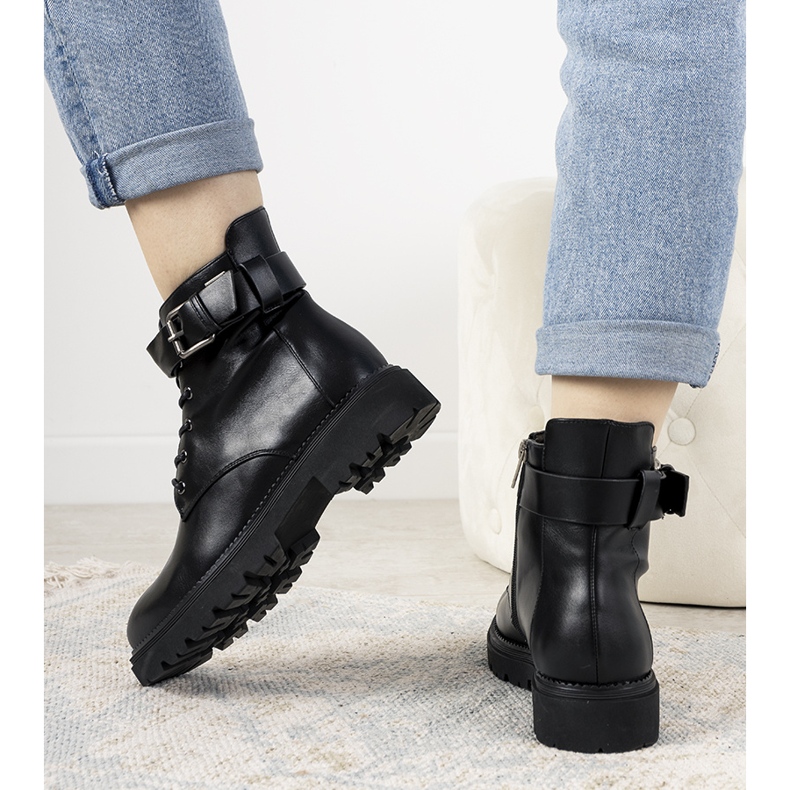 Cizme dama negre Cross Jeans Amadis negru 1