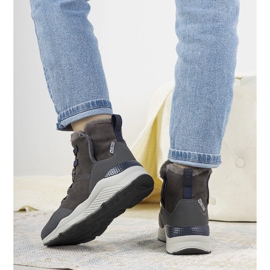 Cizme de zăpadă gri, elegante de la Big Star pentru femei de la Cotto 1