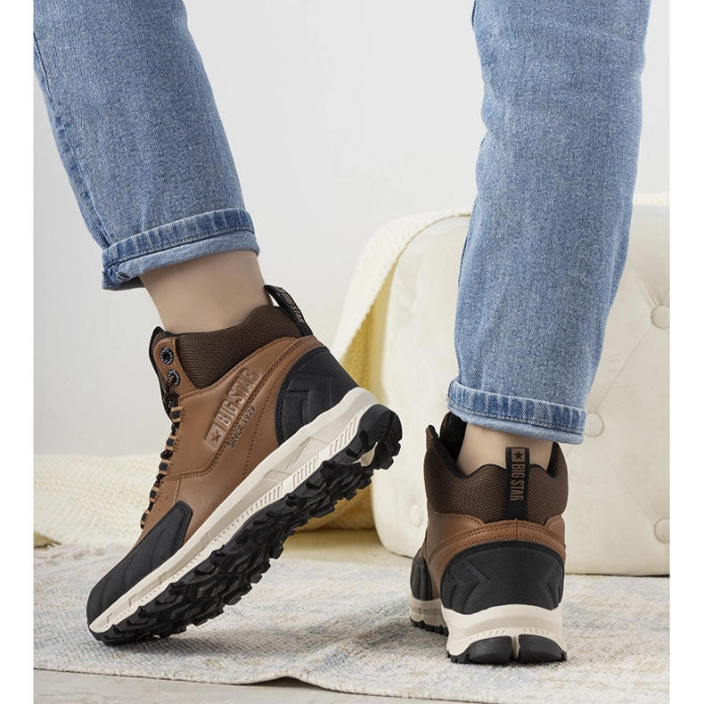Pantofi de trekking Brown Big Star Ivanna maro 1