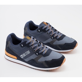 Pantofi sport bărbați Big Star bleumarin Acosta albastru 1