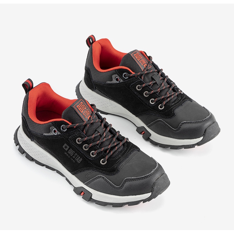 Pantofi sport bărbați Big Star negri Corbeil negru 1