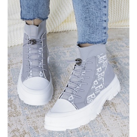 Adidași gri pentru femei Marois 1