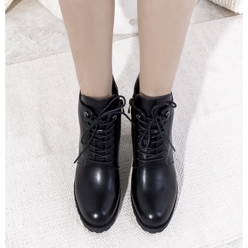 Cizme izolate negre cu legare Padilla negru 1