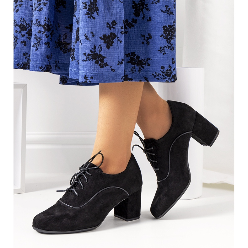 Pantofi negri pe postul Bird negru 1