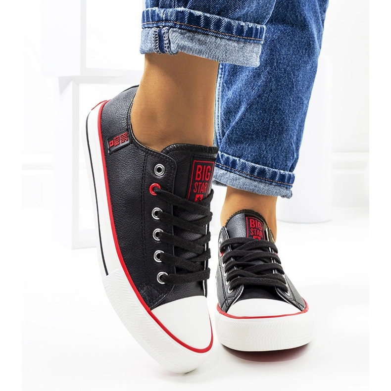 Adidasi negri dama Big Star JJ274129 negru 1