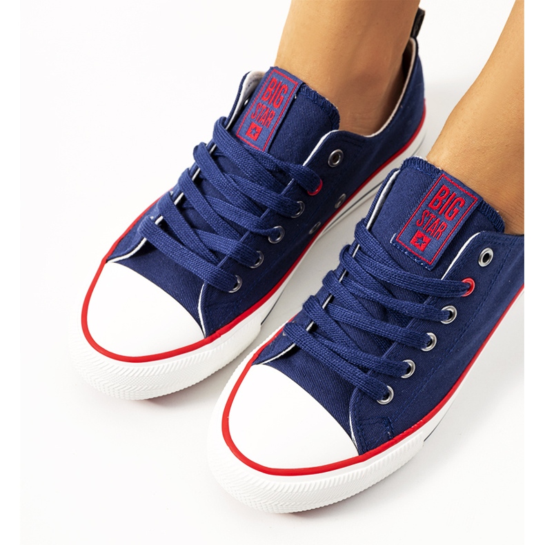 Tenisi clasici bleumarin Big Star JJ274121 albastru 1