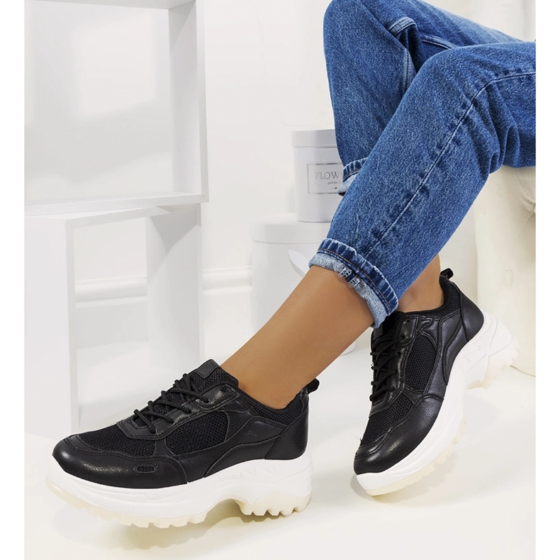 Pantofi de sport negri Depretis negru 2