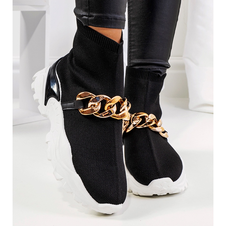 Adidași înalți Hurtado negri negru 1