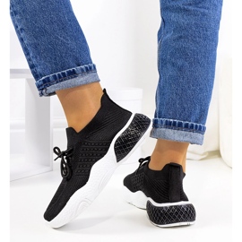 Adidasi sport negri Donatil negru 1