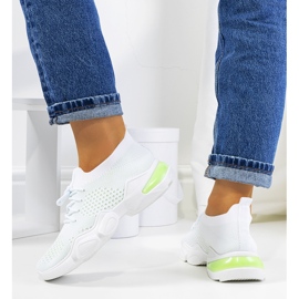 Adidași sport albi și verzi 1