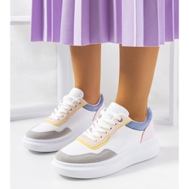 Tenisi albi de dama Selma Blue 1