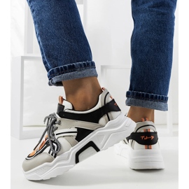 Adidași gri de damă Delois negru 1