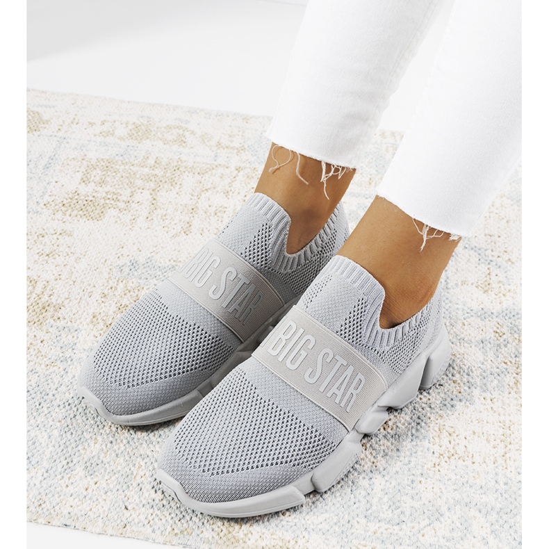 Pantofi sport gri Big Star JJ274295 2