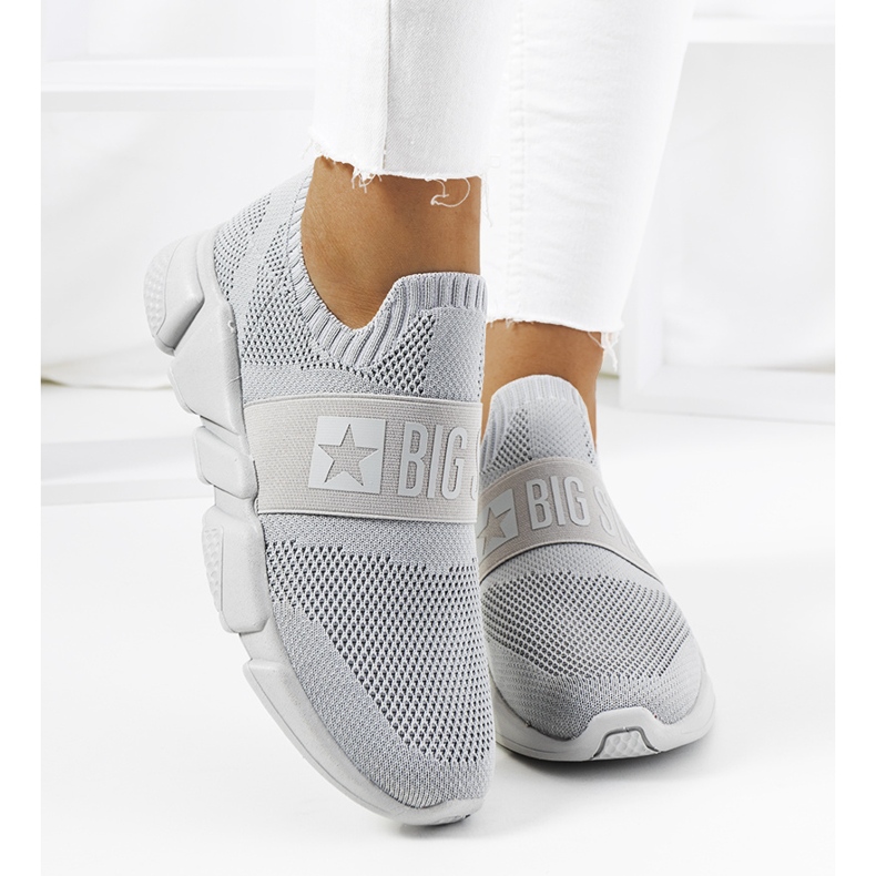 Pantofi sport gri Big Star JJ274295 1