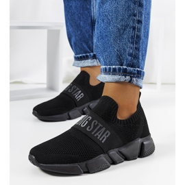 Pantofi sport negri Big Star JJ274296 negru 1