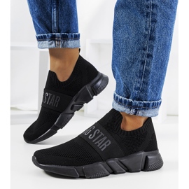 Pantofi sport negri Big Star JJ274296 negru 2