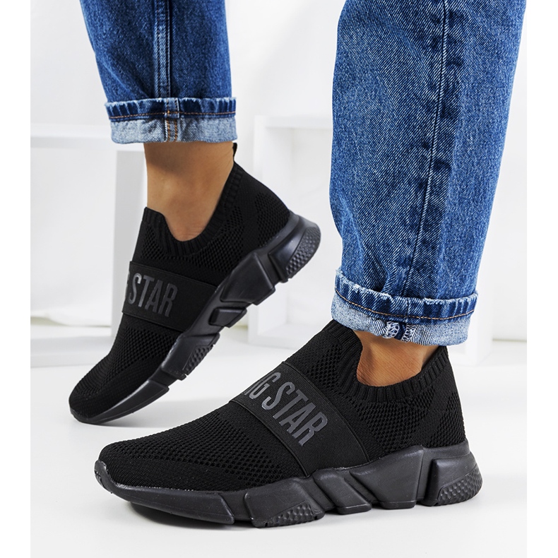 Pantofi sport negri Big Star JJ274296 negru 2