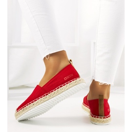 Espadrile dama Red Big Star HH274494 roșu 1 Espadrile dama Red Big Star HH274494 roșu 1