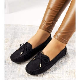 Mocasini Wilma negri negru 1