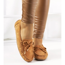 Mocasini Wilma camel maro 1