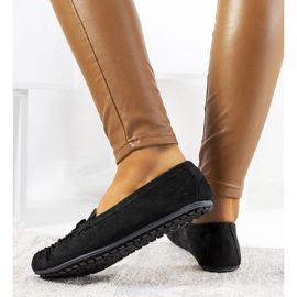 Mocasini negri Shannon negru 1