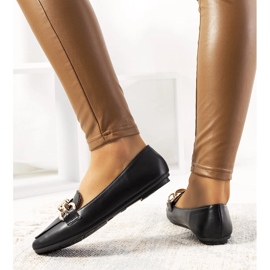 Mocasini negri cu lant Tillison negru 1 Mocasini negri cu lant Tillison negru 1