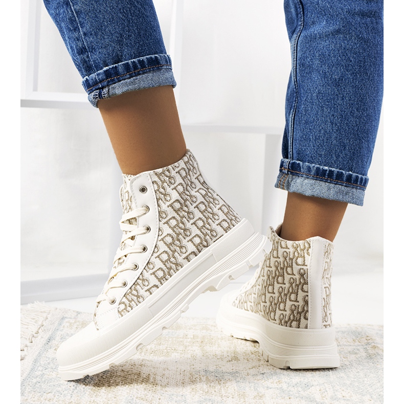 Adidasi bej, pantofi dama, Chester 1