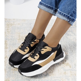 Tenisi negri Pagnotto dama bej negru 1