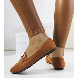 Mocasini de dama maro de la Leila 1