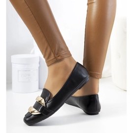 Mocasini negri Renwick pentru dama negru 1