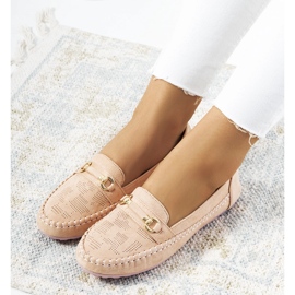 Mocasini de dama Imogen roz 1