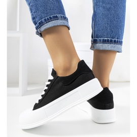 Tenisi negri pe platforma Venancia negru 1