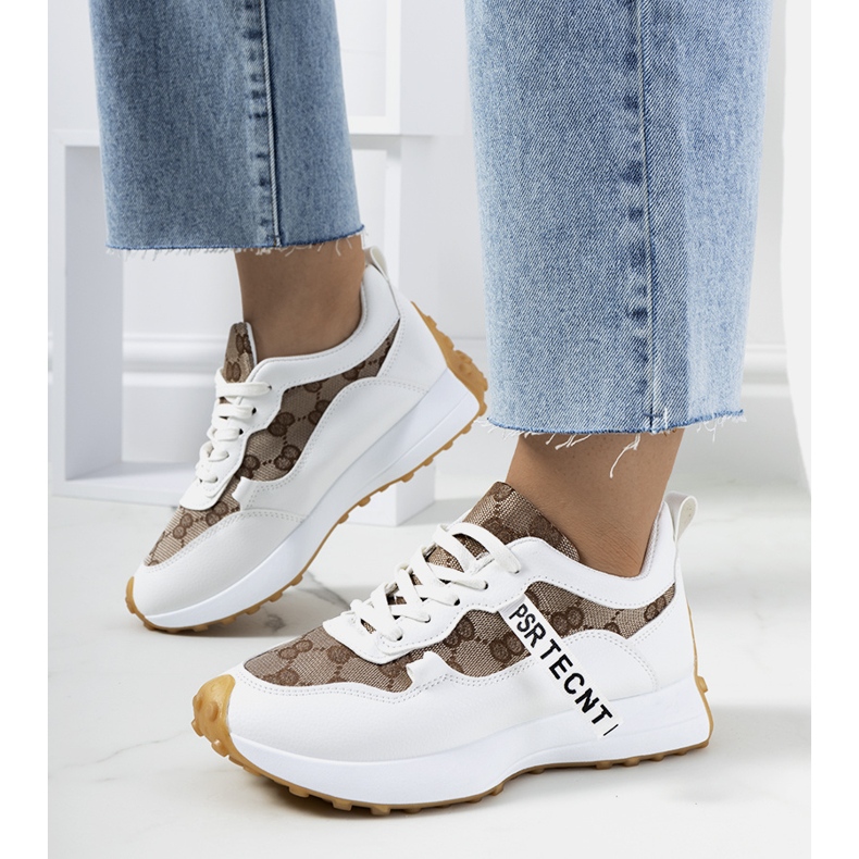 Tenisi Bommel albi de damă 1