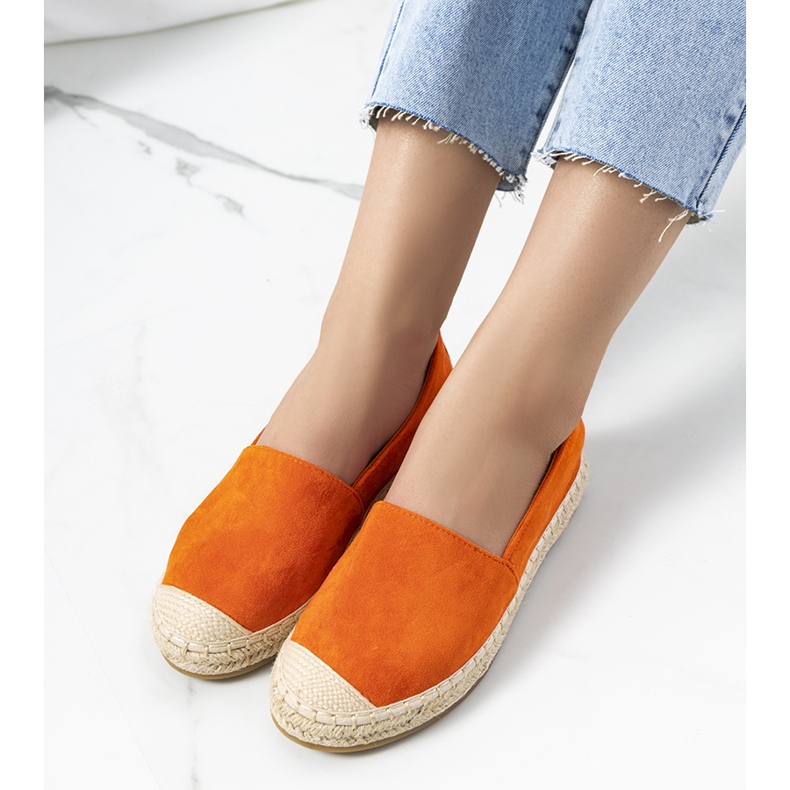 Espadrile dama Orange Mathea portocale 1