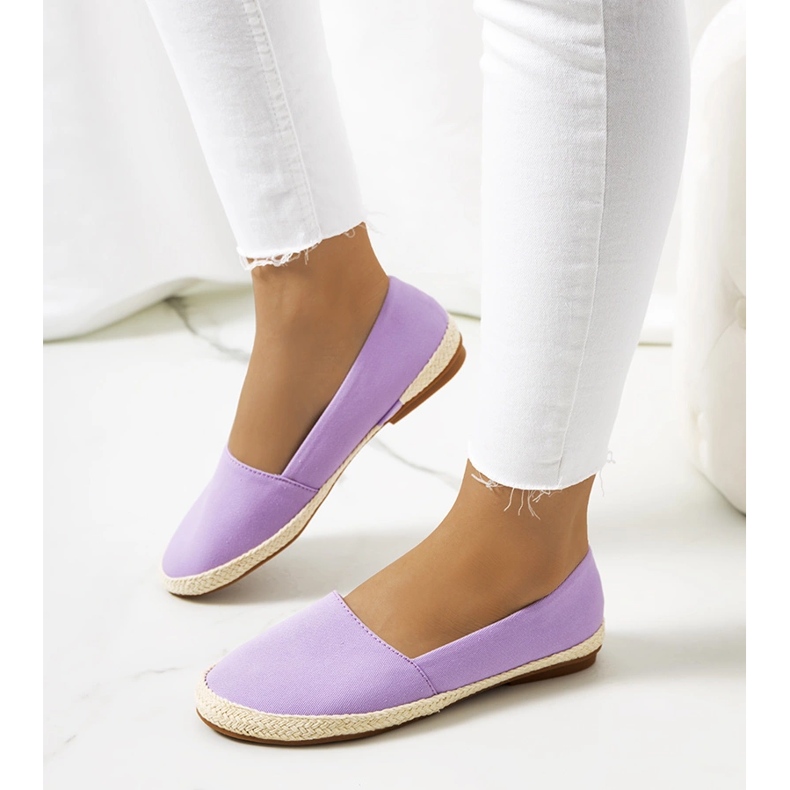 Espadrile de damă violet de la Lyndsey 1