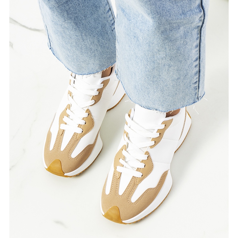 Adidași de damă Cohen bej alb 1