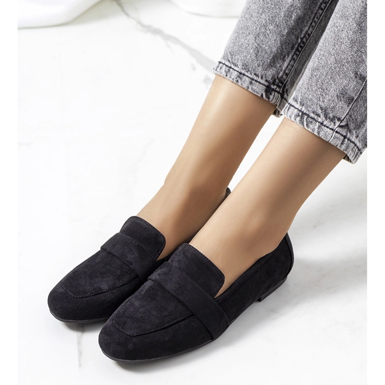 Pantofii negri de damă ai Hannei negru 1